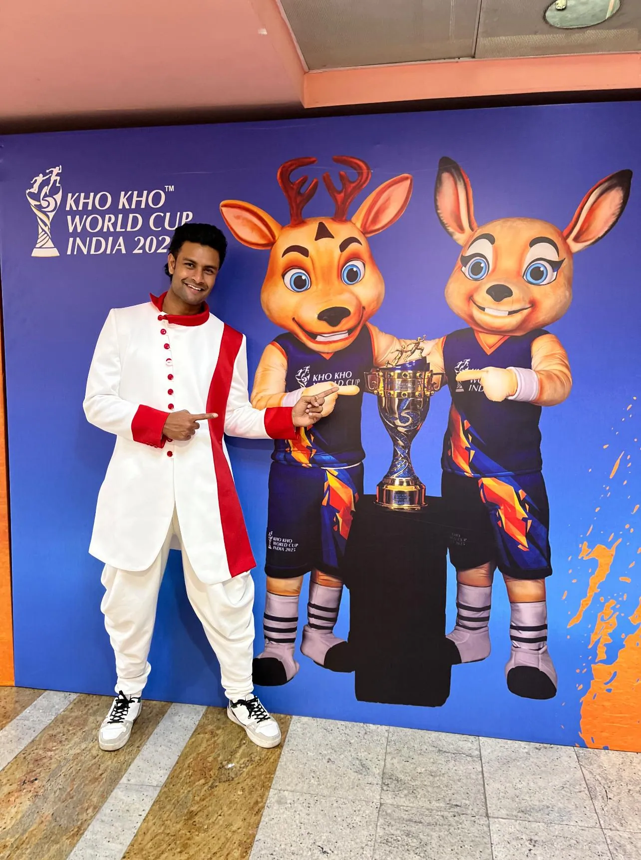 Ayush Lokre at the Kho Kho World Cup India